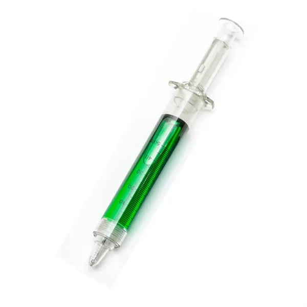 Syringe Ballpoint Clip Pen