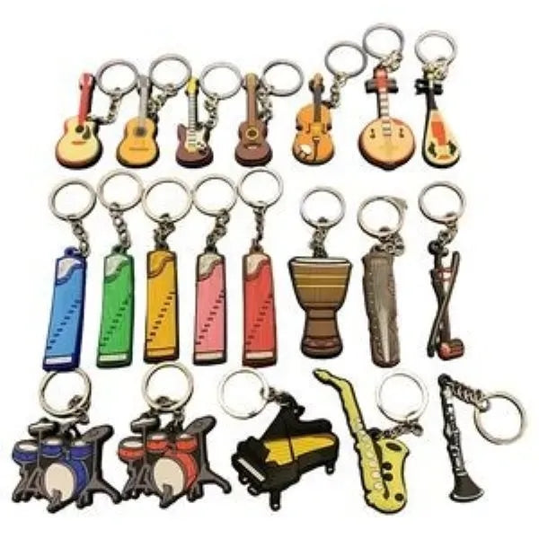 Shaped PVC Keychains