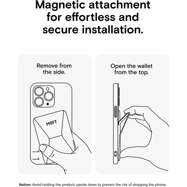 Magnetic Leather Phone Stand & Card Wallet