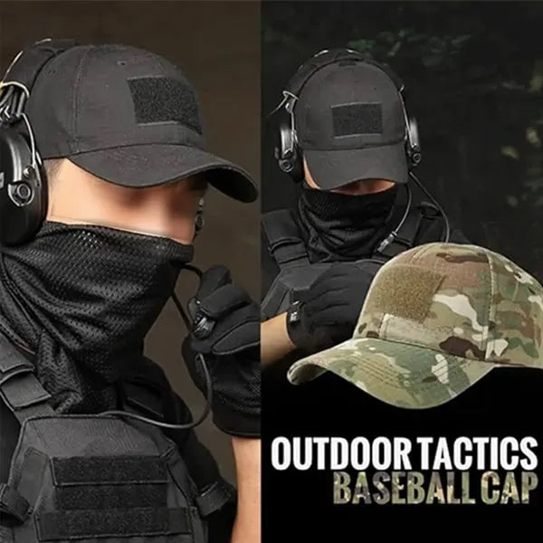 Outdoor camouflage military tactical cap truck baseball hat