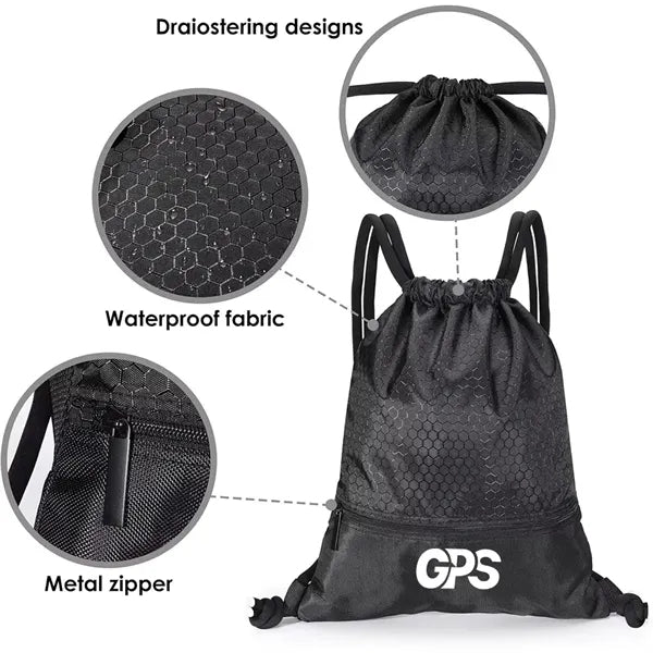 Waterproof Drawstring Backpack Sports Gym Bag