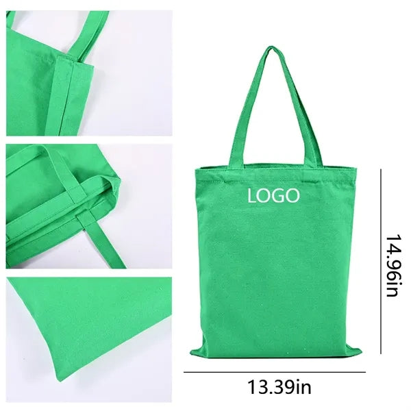 Plain Color Empty Package Student Single Shoulder Canvas Bag