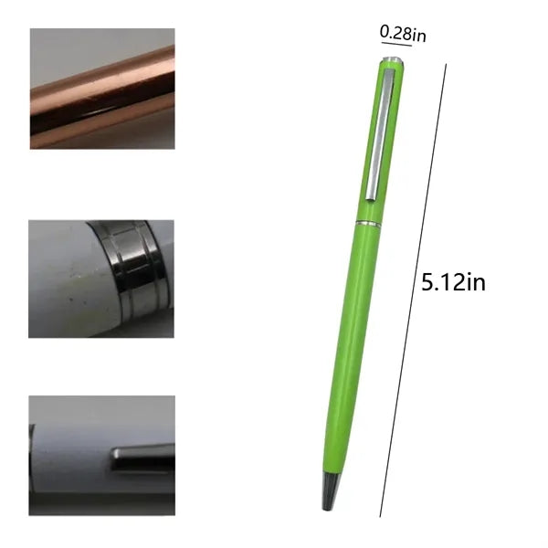 Metal Aluminum Rod Rotary Toothpick Pen