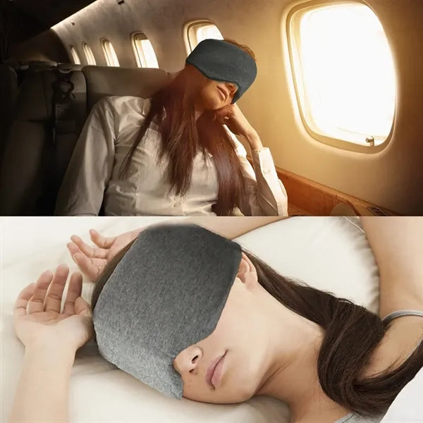100% Cotton Breathable Sleep Mask Wrap-Around Blindfold