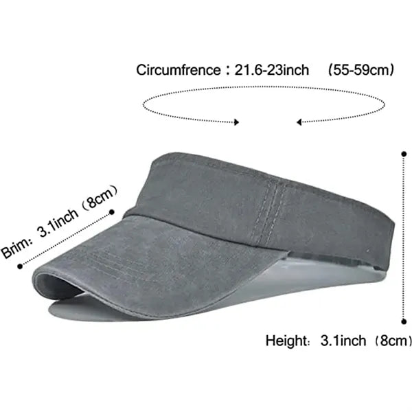 Adjustable Non-closing Sun Protection Golf Visor