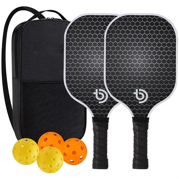 Pickleball Paddles with 2 Balls and Bag(Customizable)