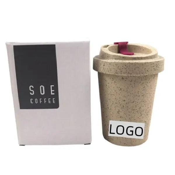 Degradable bamboo fiber environmental protection coffee cup