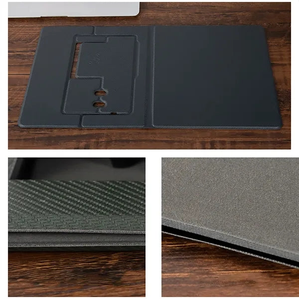 15W Foldable Leather Portable Mouse Pad
