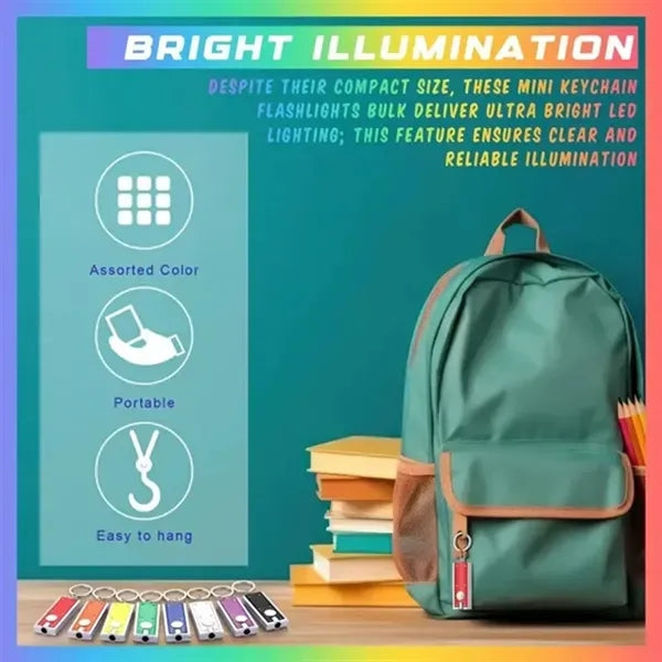 Mini LED Keychain Emergency Flashlight