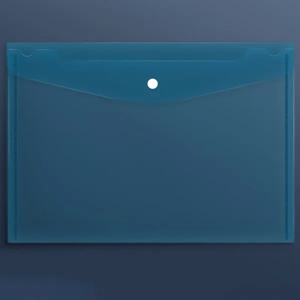 A4 Plastic Document Folder With Snap Button