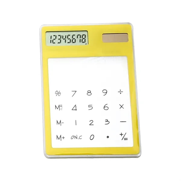 Solar Transparent Calculator Eco Business Gifts