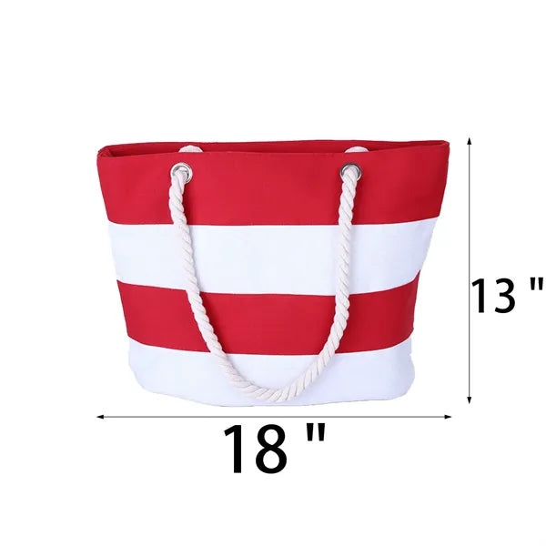 Canvas Hand-held Beach Bag