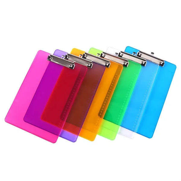 A4 Transparent Plastic Folder Board