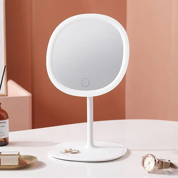 Countertop Cosmetic Makeup Mirror with Led Lights Touch Scre