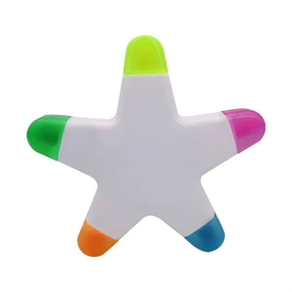 Five Colors Highlighter Marker Pen