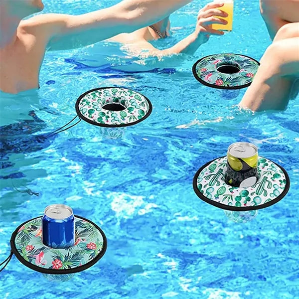 Outdoor Neoprene Floating Drink Beverage Holder