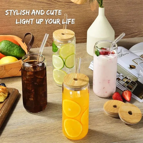 12oz Smoothie Cup With Bamboo Lid