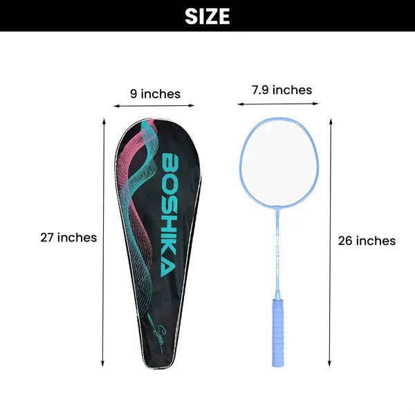 Double Badminton Racket Set