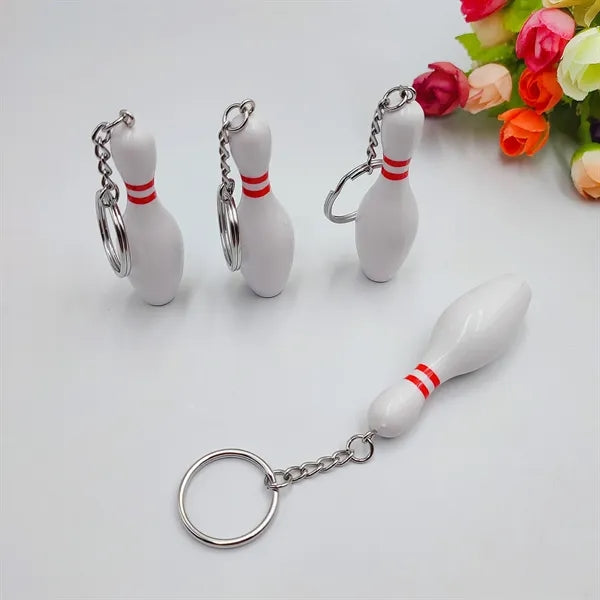 Mini Bowling Pin Key Chain