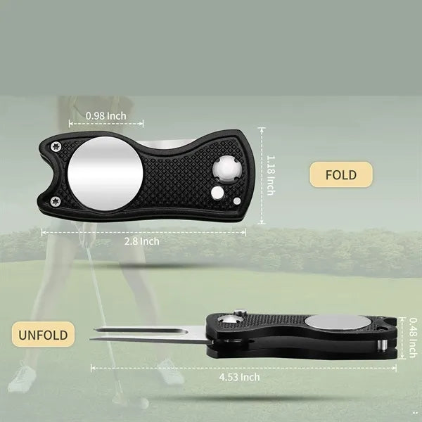 Stainless Steel Foldable Golf Turf Tool