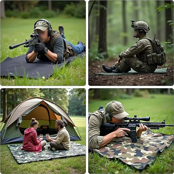 Foldable waterproof moisture-proof camping shooting mat
