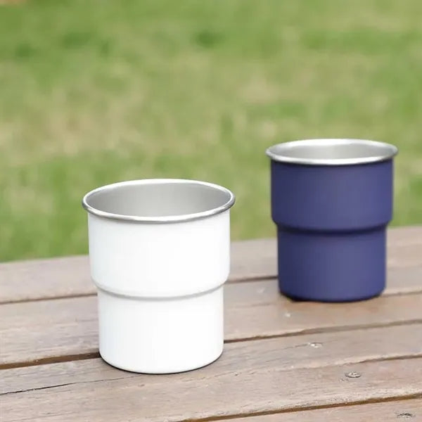 10oz stainless steel camping cup