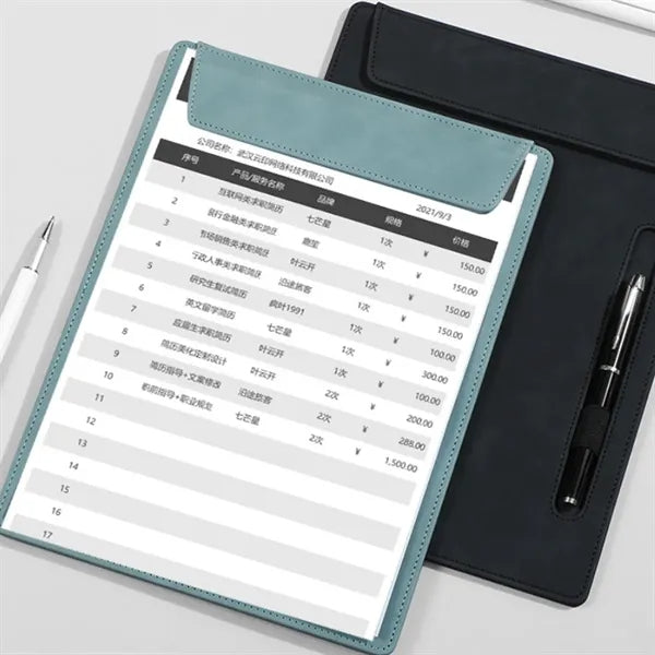 A4 Leather Business Meeting Document Splint