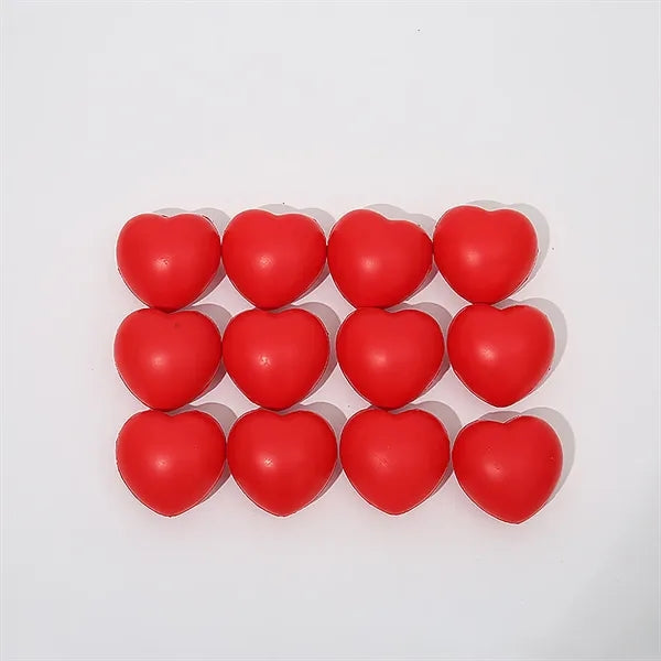 2.5'' Heart Shaped PU Stress Ball