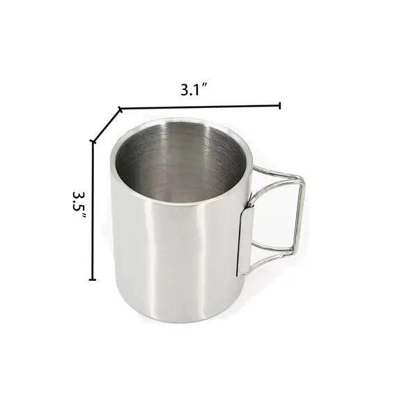 Double Wall Folding Mug
