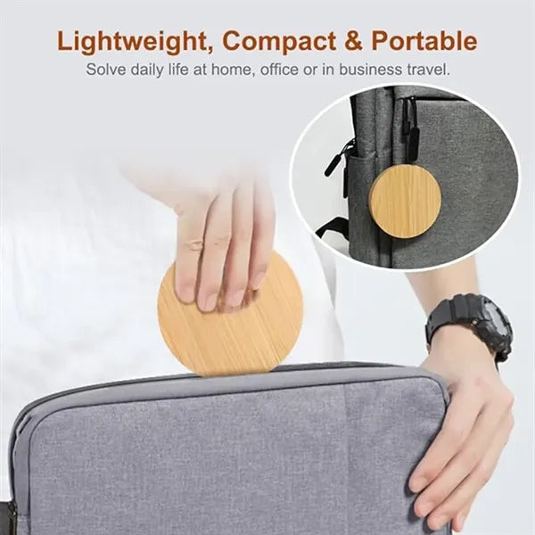 Travel usb charging cable adapter kit with wooden case