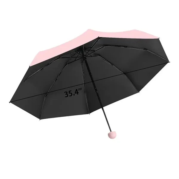 Mini Foldable Umbrella With Carry Case
