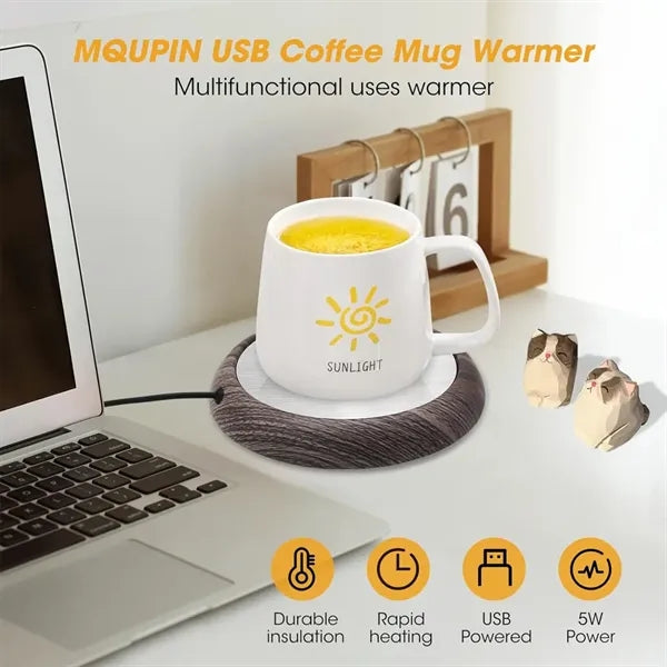 USB Smart Electric Coffee Mug Warmer