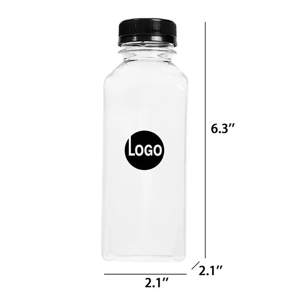 12oz Plastic Square Juice Bottles