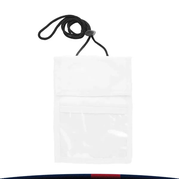 Two Pocket Flap Neck Wallet