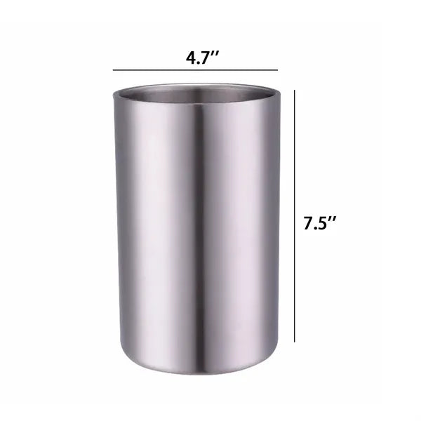 Double-Walled Stainless Steel Wine Chiller and Cooler
