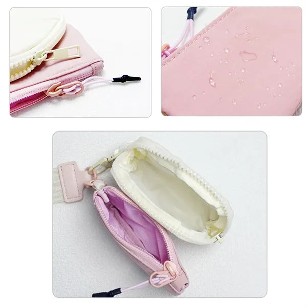 Mini Zip Around Coin Pouch Purse