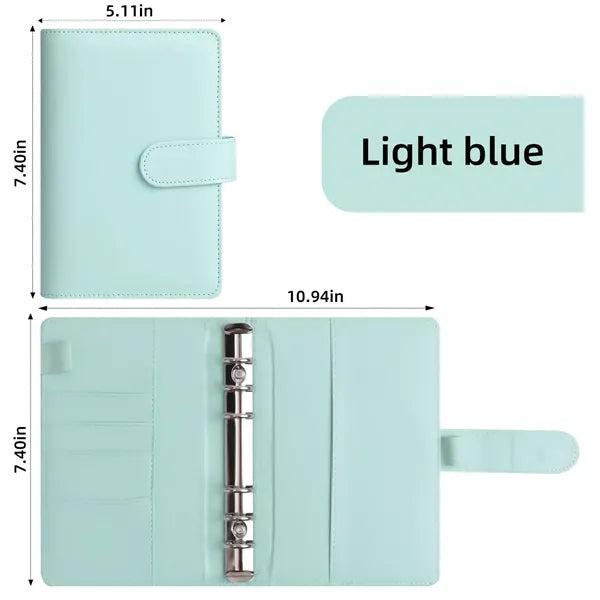A6 PU Leather 3 Ring Binder/Notebook