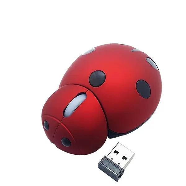 Ladybug-shaped Wireless Mouse