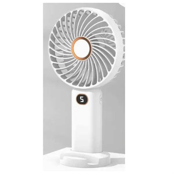 LED Display,5-Speed,Portable Hand Fan for Travel