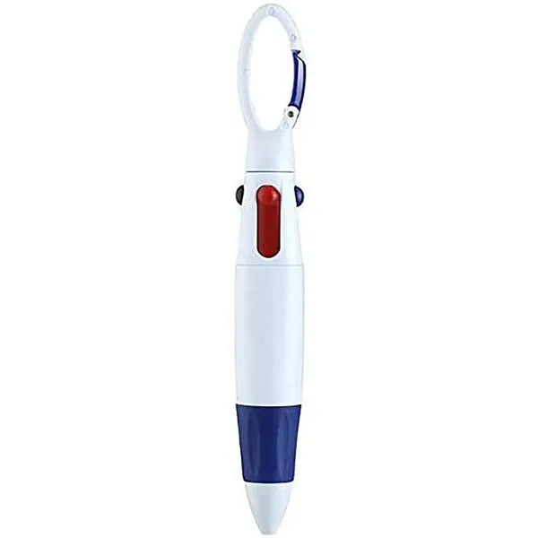 4 Color Pen w/Carabiner