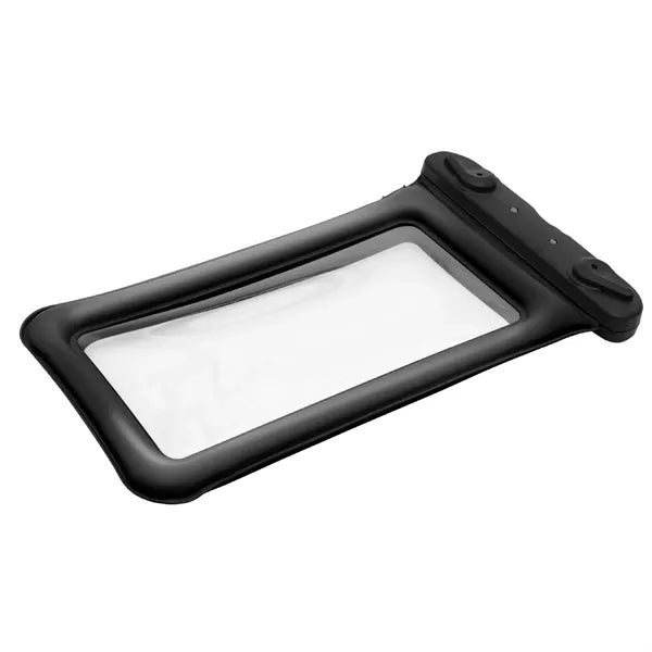 Waterproof phone pouch with airbag