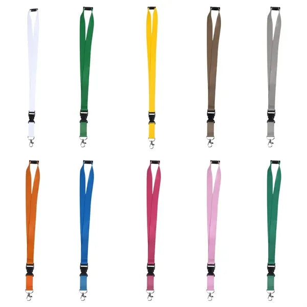 3/4'' Sublimated Lanyard With Lobster, Buckle And Breakaway