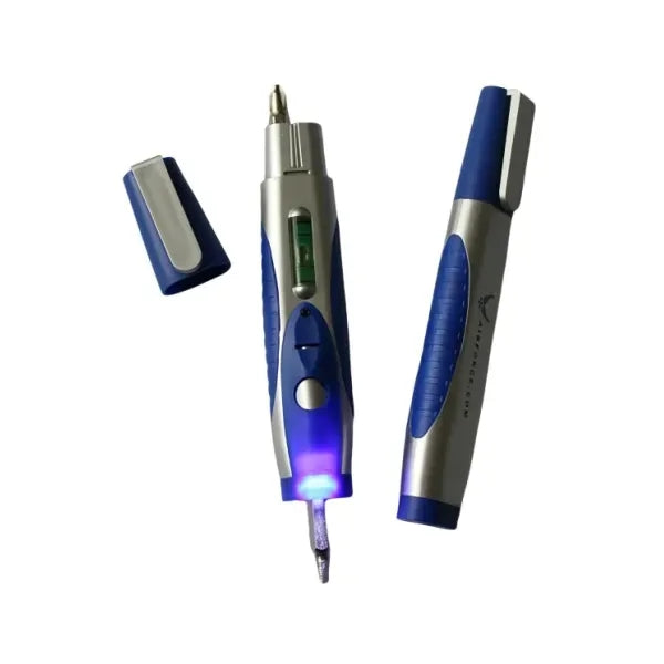 Screwdriver with LED Light and built-in Spirit Level