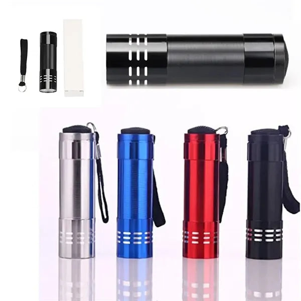 9 LED Aluminum Mini Flashlight