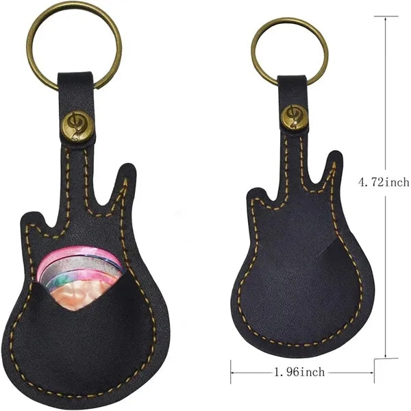 Leather Guitar Picks Case