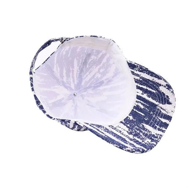 Tie Dye Printed Baseball Cap