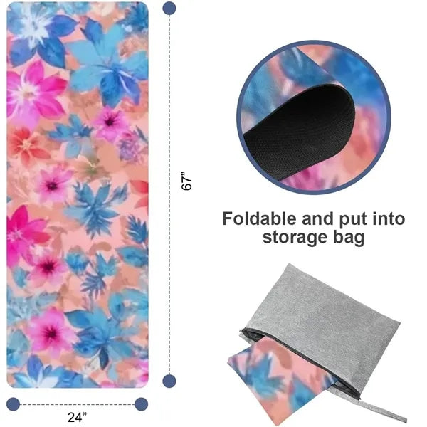 Sublimated Yoga Mat Towel Quick Dry