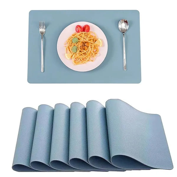 Leather Table Mats Heat Restaurants Kitchen Outdoor Placemat