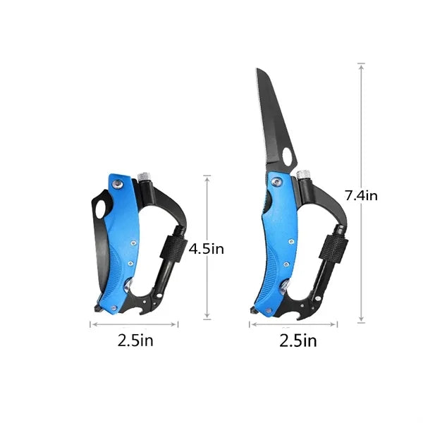 Multifunction Carabiner w/ Knife