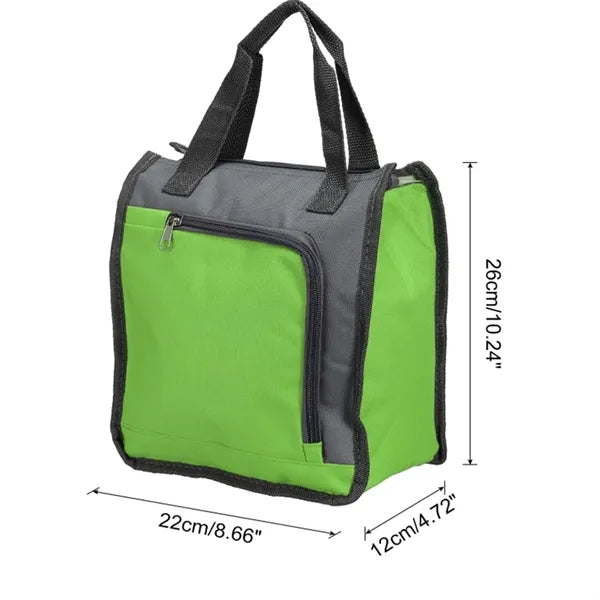 7L Oxford Insulated Lunch Bag Waterproof Thermal Tote
